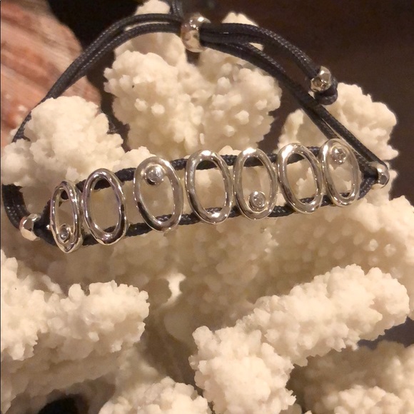 Unique Sterling Silver Cord Bracelet - Picture 5 of 5